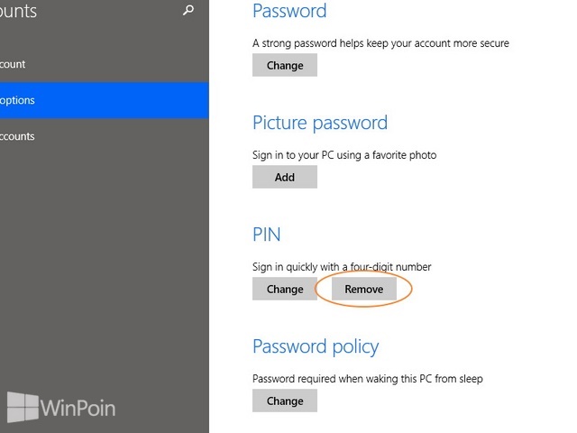 Cara Mengaktifkan dan Mematikan PIN di Windows 8.1