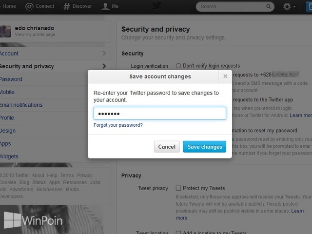 Cara Mengamankan Akun Twitter dengan Verifikasi Ganda