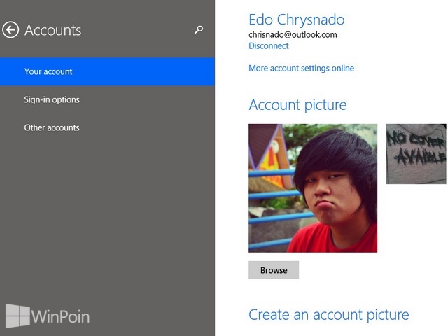 Cara Mengganti Gambar Akun di Windows 8.1