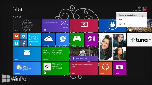 Cara Mengganti Gambar Akun di Windows 8.1