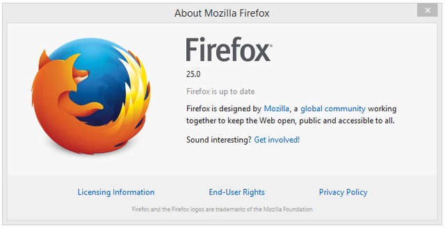Firefox 25 Sudah Dirilis, Apa Saja yang Baru?