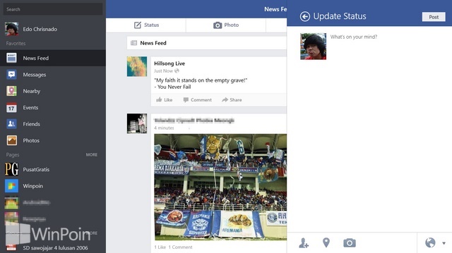 Review Aplikasi Facebook Windows 8: Memberikan Notifikasi Real Time