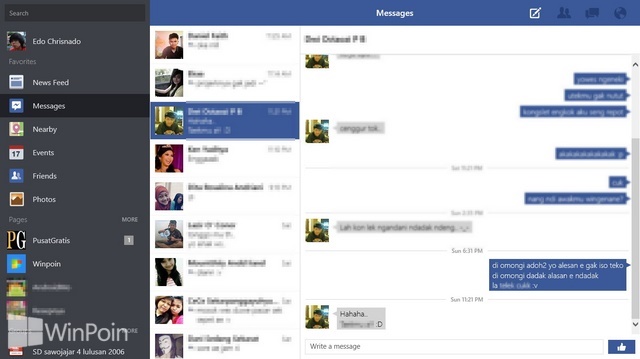 Review Aplikasi Facebook Windows 8: Memberikan Notifikasi Real Time