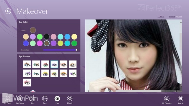 Review Aplikasi Perfect365 Windows 8: Makeup Foto Tanpa Pikir Pusing