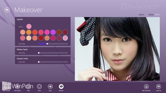 Review Aplikasi Perfect365 Windows 8: Makeup Foto Tanpa Pikir Pusing
