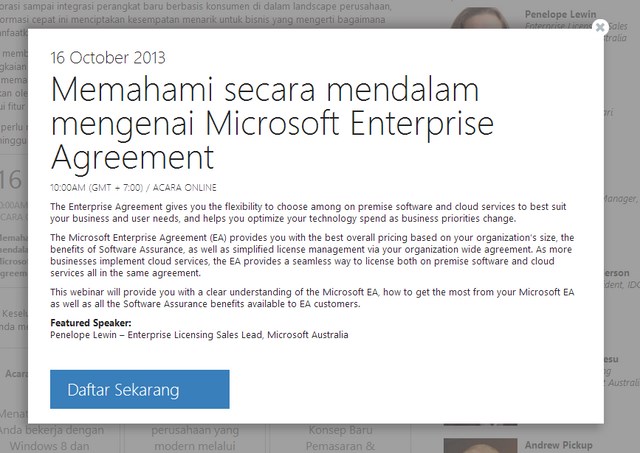 Ikuti Webinar Meet The New Microsoft Minggu Ini: Memahami Microsoft Enterprise Agreement