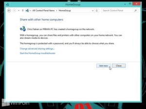 Cara Join HomeGroup di Windows 8