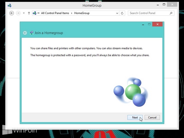 Cara Join HomeGroup di Windows 8