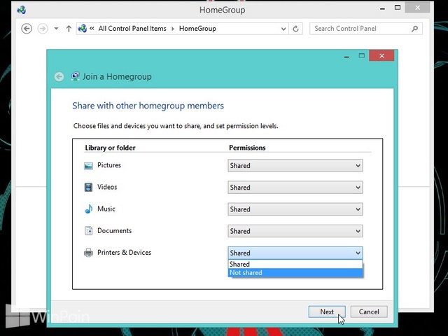 Cara Join HomeGroup di Windows 8