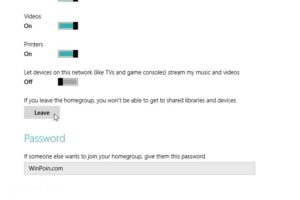 Cara Keluar dari HomeGroup di Windows 8 dan Windows 8.1