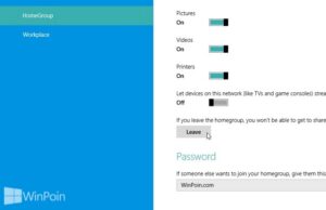 Cara Keluar dari HomeGroup di Windows 8 dan Windows 8.1