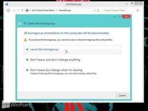 Cara Keluar dari HomeGroup di Windows 8 dan Windows 8.1