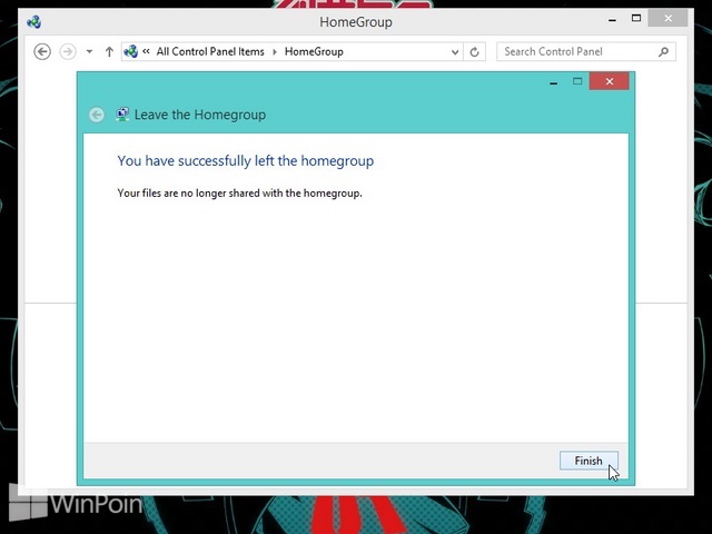 Cara Keluar dari HomeGroup di Windows 8 dan Windows 8.1