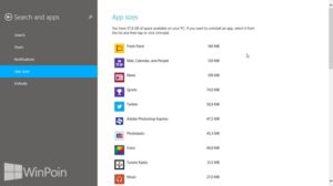 Cara Melihat Ukuran Aplikasi Modern dan Ruang Sisa di Windows 8.1