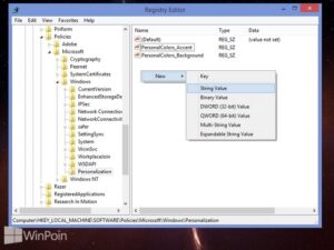 Cara Mematikan Pengaturan Personalize Windows 8.1