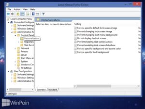 Cara Mematikan Pengaturan Personalize Windows 8.1