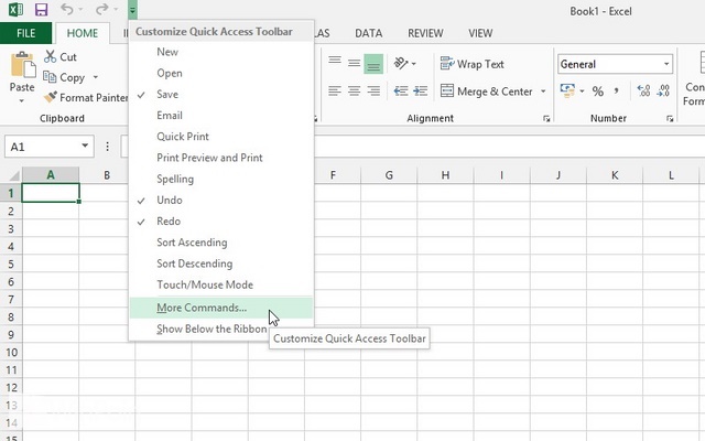 Cara Menambahkan Kalkulator pada Toolbar Quick Access di Excel 2013