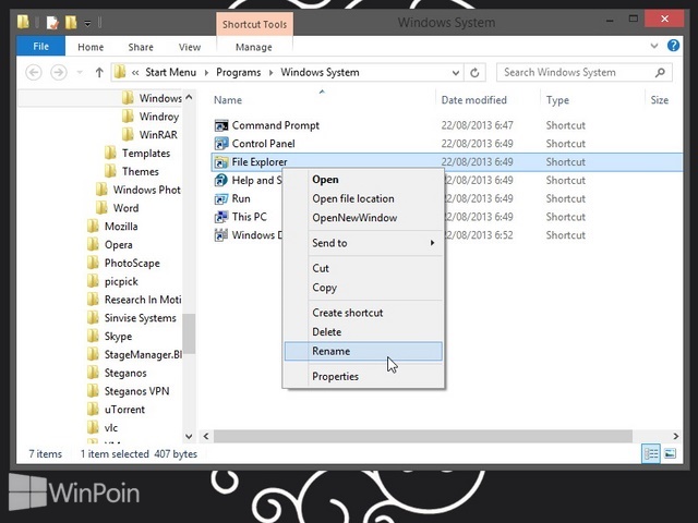 Cara Mengganti Icon dan Nama Tile Start Screen di Windows 8 & 8.1