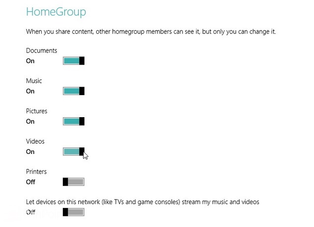 Cara Mengganti Pengaturan Sharing HomeGroup di Windows 8 dan Windows 8.1