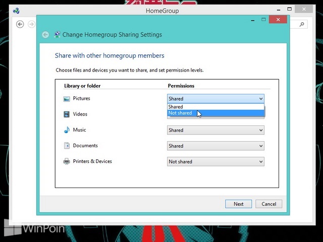 Cara Mengganti Pengaturan Sharing HomeGroup di Windows 8 dan Windows 8.1