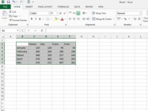 Cara Memindahkan Tempat Kolom dan Baris di Excel 2013