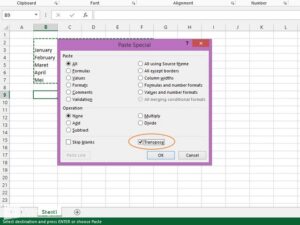 Cara Memindahkan Tempat Kolom dan Baris di Excel 2013