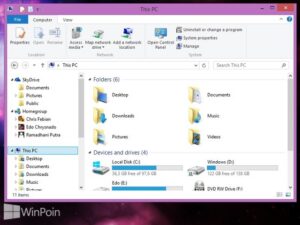Cara Menghilangkan This Computer dari Navigation Pane di Windows 8.1