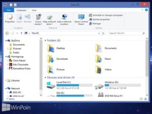 Cara Menghilangkan This Computer dari Navigation Pane di Windows 8.1
