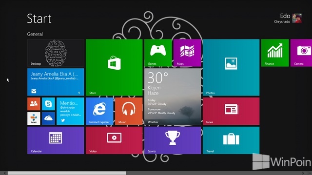 Cara Mengubah Ukuran Tile Aplikasi Start Screen di Windows 8.1