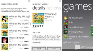 Pengguna Windows Phone, Segera Download Beberapa Aplikasi Gratis dari Disney