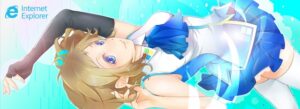 Inori Aizawa: Cewek Imut yang Menjadi Maskot Internet Explorer