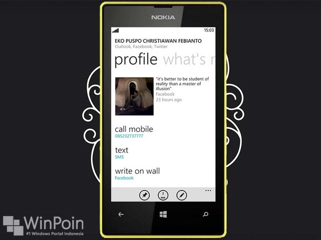 Cara Menggunakan Aplikasi People Hub di Windows Phone 8