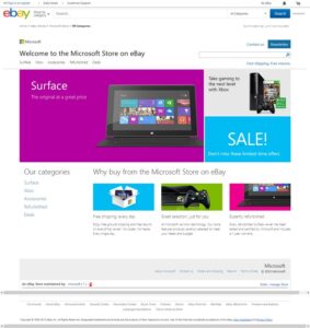Microsoft Membuka Store di Ebay