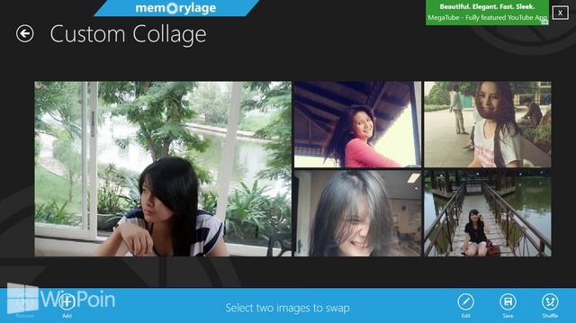 Review Aplikasi MemoryLage Windows 8: Foto Viewer dengan Tampilan Kolase