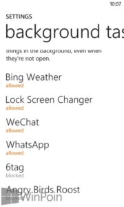 Cara Menghemat Baterai Windows Phone 8 dengan Mematikan Background Task