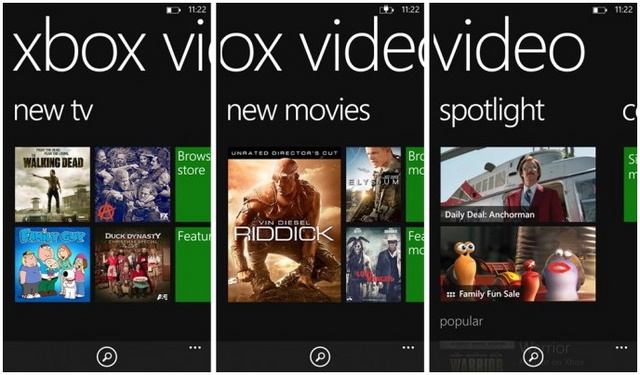 Aplikasi Xbox Music dan Xbox Video Windows Phone 8 Telah Dirilis