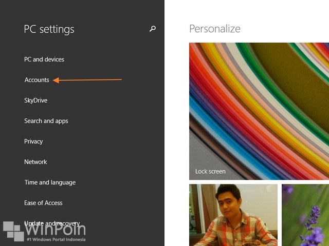 Cara Mengganti Password di Windows 8.1 (Akun Online)