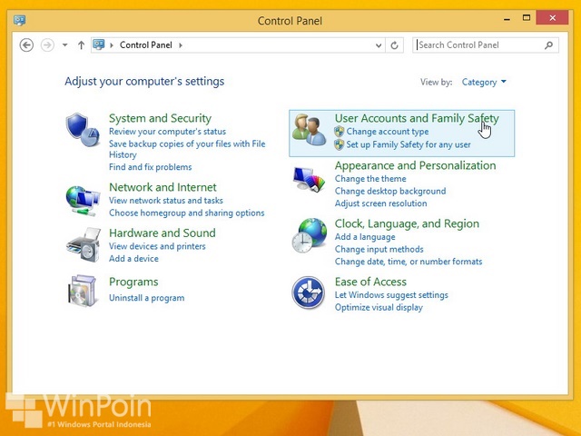 Cara Menghapus User di Windows 8.1