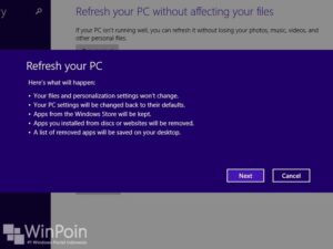 Cara Refresh Windows 8.1 (Dilengkapi Gambar)