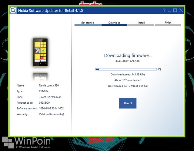 Cara Update Nokia Lumia 520 dengan Nokia Software Updater (NSU)