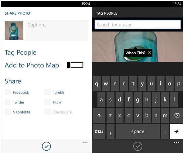 Fitur Photo Tagging dan Maps Ditambahkan dalam Aplikasi Instagram Windows Phone