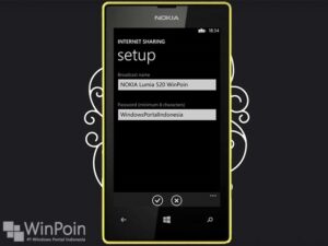 Cara Mengubah Nokia Lumia 520 Menjadi Wi-Fi Hotspot