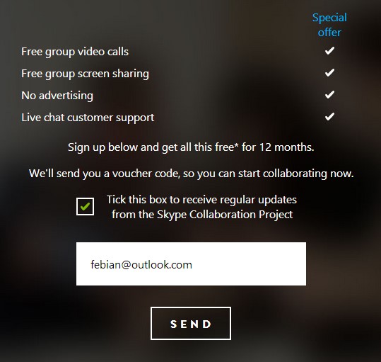 Microsoft Membagikan Voucher Skype Premium Secara Gratis