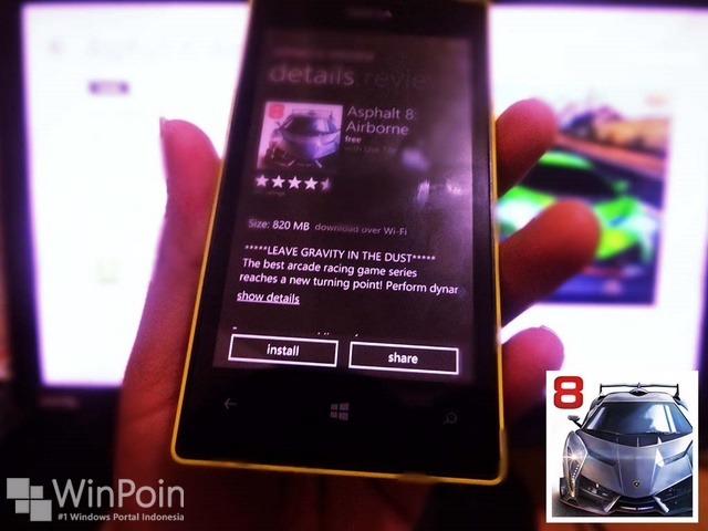 Asphalt 8: Airborne Sekarang Gratis untuk Windows Phone dan Windows 8