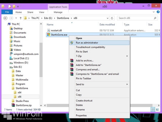 Cara Menyembunyikan Start Menu di Windows 8.1