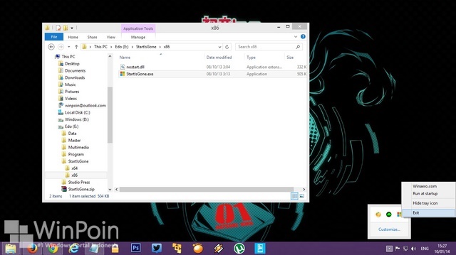 Cara Menyembunyikan Start Menu di Windows 8.1