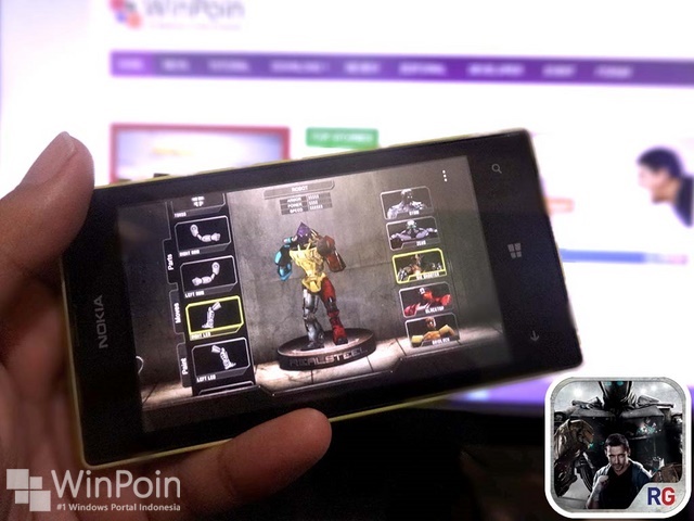 Game Official Real Steel Sudah Dirilis Untuk Windows Phone 8