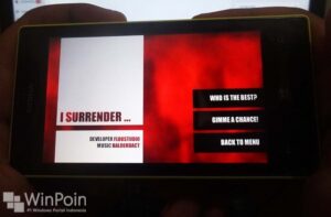 I Surrender!, Game Windows Phone Buatan Anak Bangsa