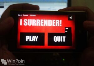 I Surrender!, Game Windows Phone Buatan Anak Bangsa