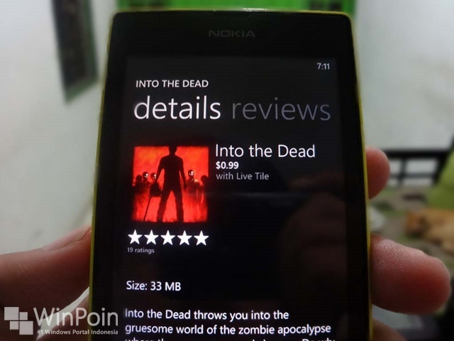 Sekarang Game Into the Dead Hadir di Windows Phone